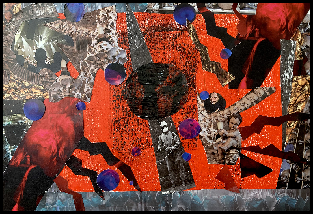 Collage Multi-Media 8inx14in