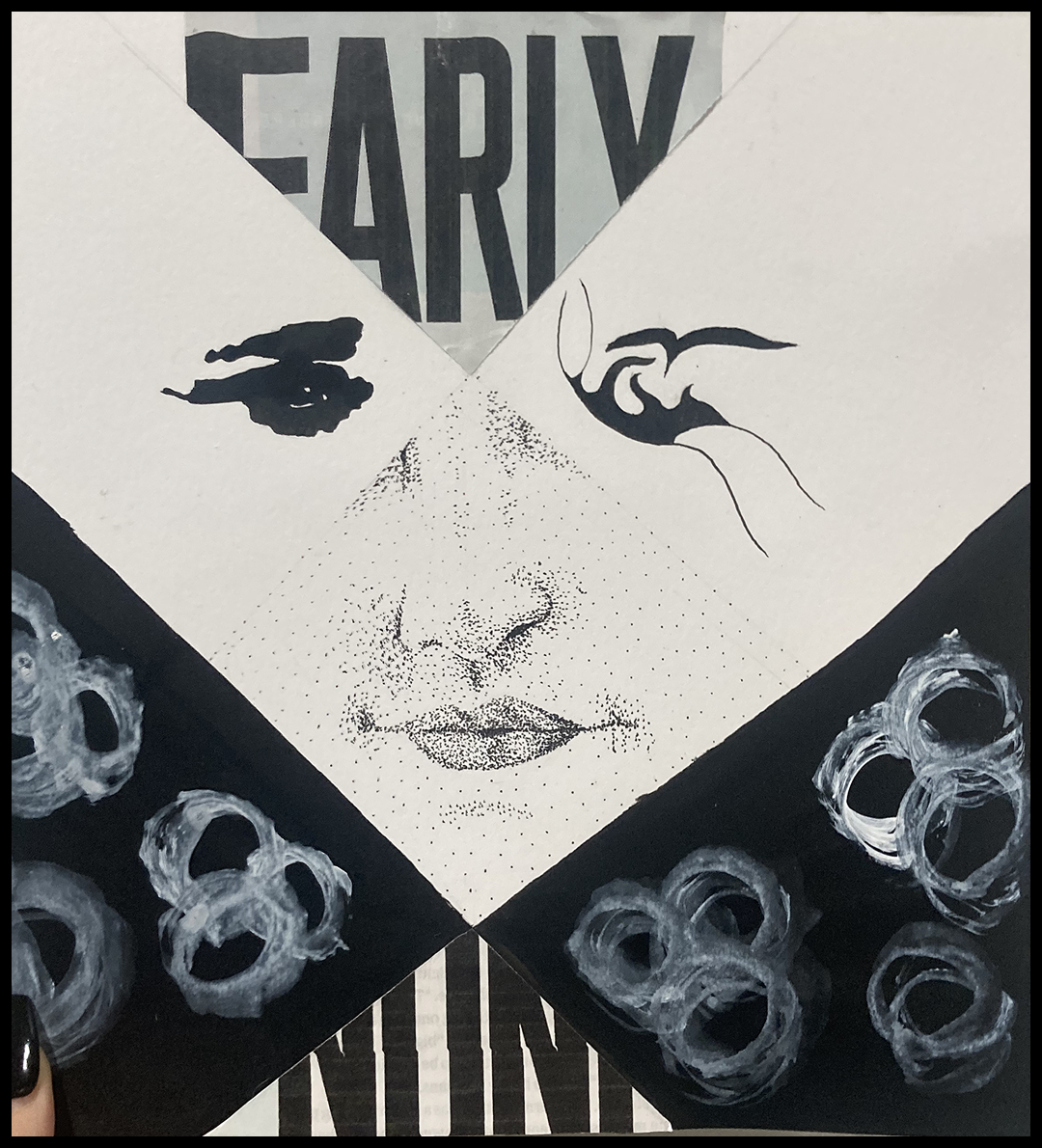 Early-None Mixed-Media 8inx7.5