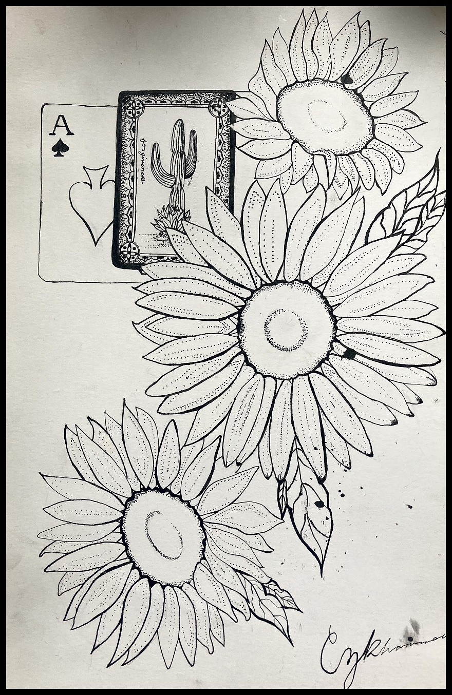 Forgiveness India-Ink 14inx9in